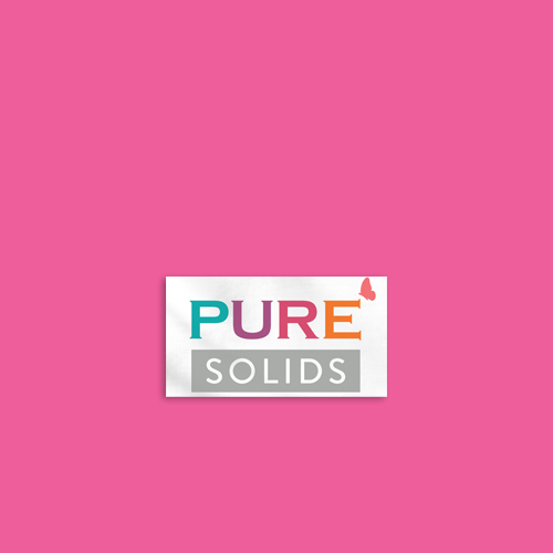 Art Gallery Fabrics PURE Solids quilting cotton fabric in bright pink.