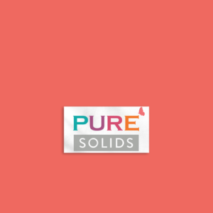 Art Gallery Fabrics PURE Solids quilting cotton fabric in coral.