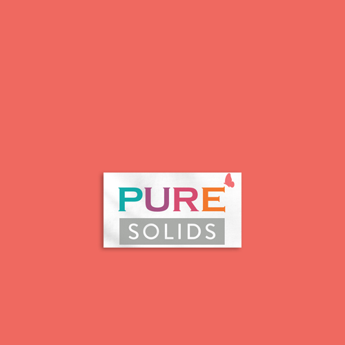 Art Gallery Fabrics PURE Solids quilting cotton fabric in coral.