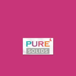 Art Gallery Fabrics PURE Solids quilting cotton fabric in bright pink.