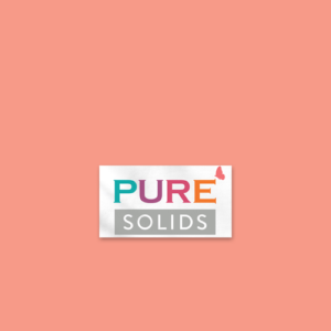 Art Gallery Fabrics PURE Solids quilting cotton fabric in coral.