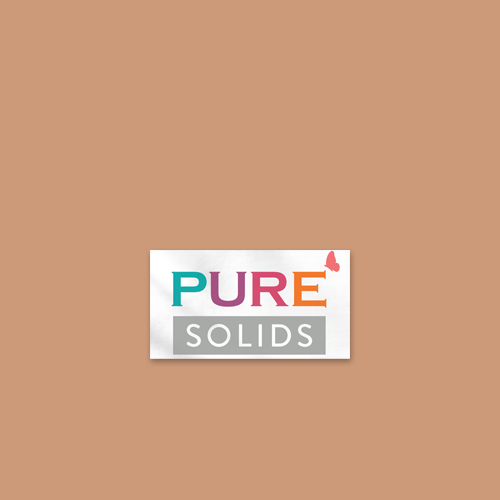 Art Gallery Fabrics PURE Solids quilting cotton fabric in warm brown.