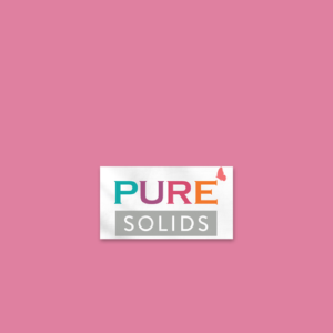 Art Gallery Fabrics PURE Solids quilting cotton fabric in bubble gum pink.