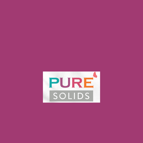 Art Gallery Fabrics PURE Solids quilting cotton fabric in pink.