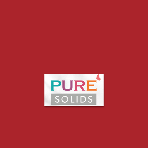 Art Gallery Fabrics PURE Solids quilting cotton fabric in red.