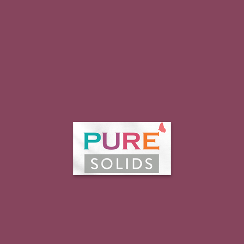 Art Gallery Fabrics PURE Solids quilting cotton fabric in mauve.