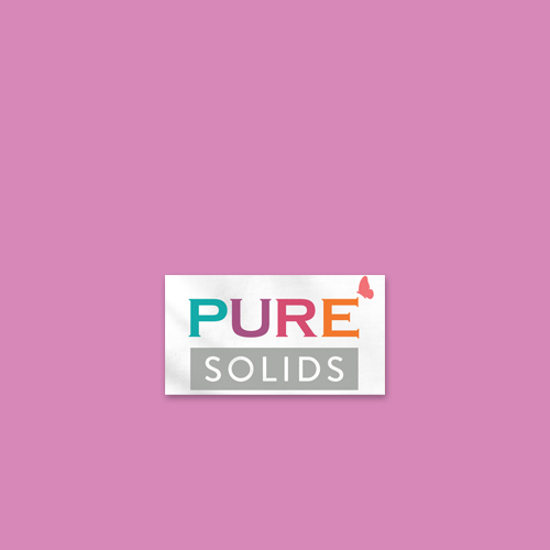 Art Gallery Fabrics PURE Solids quilting cotton fabric in pink.