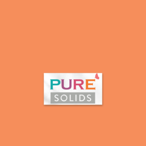 Art Gallery Fabrics PURE Solids quilting cotton fabric in bright orange.