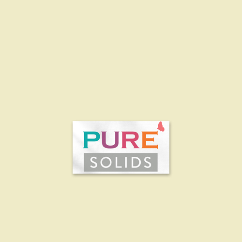Art Gallery Fabrics PURE Solids Porcelain quilting cotton fabric in light yellow.