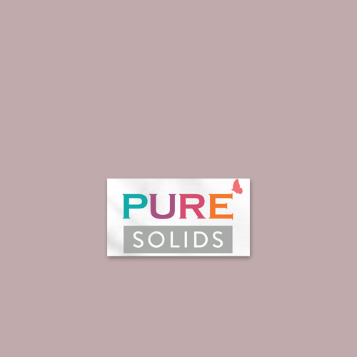 rt Gallery Fabrics PURE Solids quilting cotton fabric in mauve.