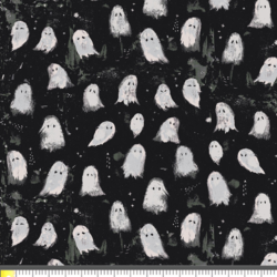 Oh My Ghost Noir | Enshadow by Katarina Roccella for Art Gallery Fabrics - Image 2