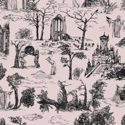 Shadowmere Moonpetal | Enshadow by Katarina Roccella for Art Gallery Fabrics - Image 1