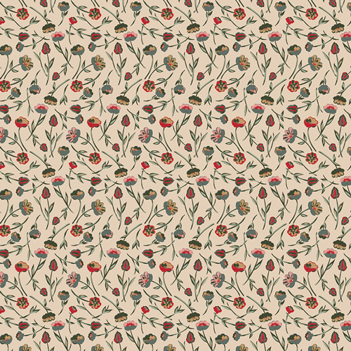 Tulip Time Wintertide | Spruce by Sharon Holland for Art Gallery Fabrics