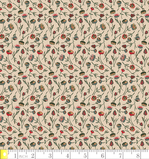 Tulip Time Wintertide | Spruce by Sharon Holland for Art Gallery Fabrics