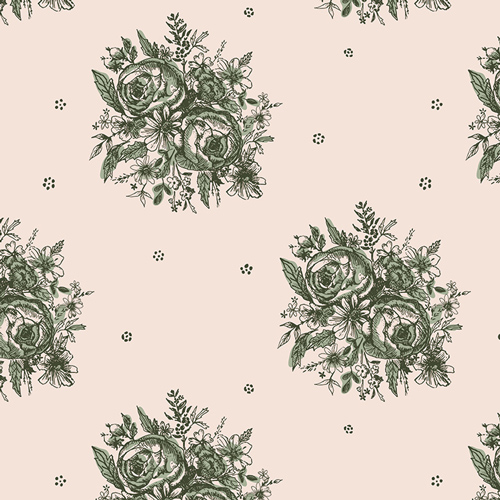 Etched in Tradition | Spruce by Sharon Holland for Art Gallery Fabrics