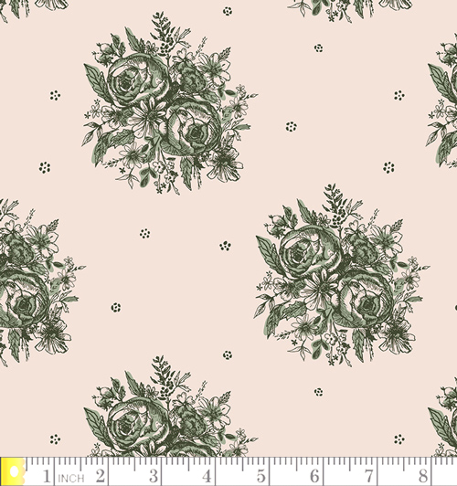 Etched in Tradition | Spruce by Sharon Holland for Art Gallery Fabrics