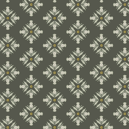 Blooming Thistle | Spruce by Sharon Holland for Art Gallery Fabrics