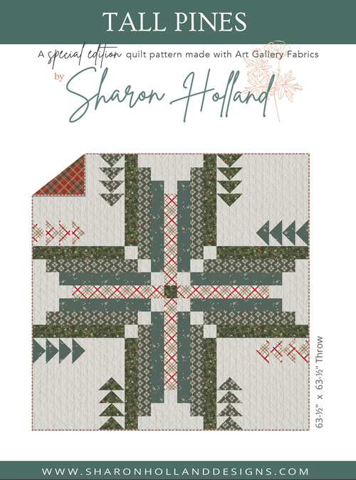 Tall Pines Quilt Kit - Spruce by Sharon Holland | Christmas Throw Quilt Kit