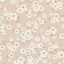 Spring Daisies Ecru | 108" Wide Back Fabric by Art Gallery Fabrics - Image 1